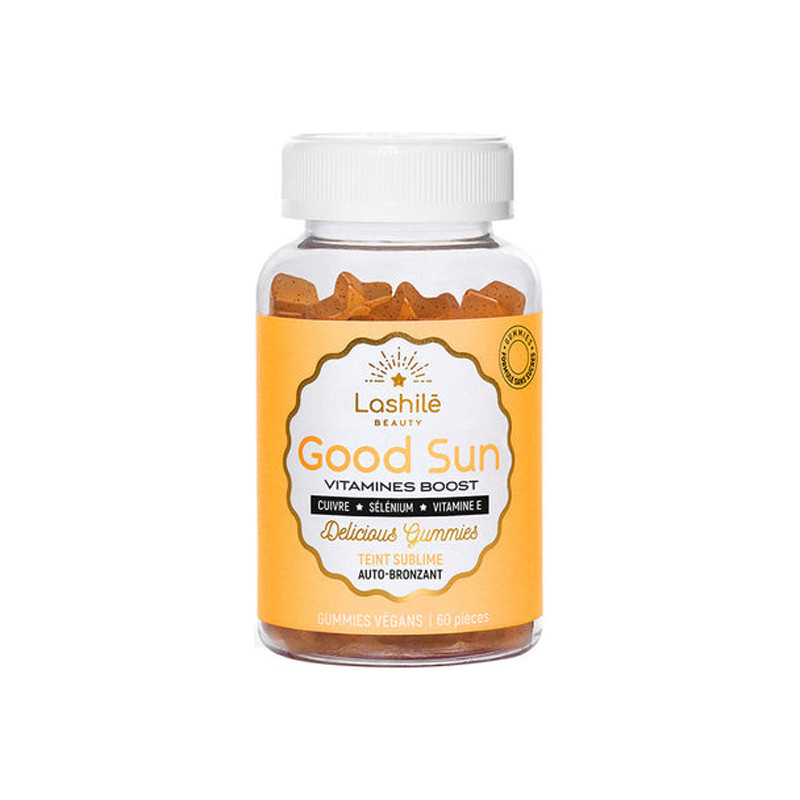 Lashilé Beauty Good Sun Vitamines boost auto-bronzant 60 gummies